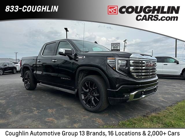A black 2024 GMC Sierra 1500 available at Coughlin GM of Circleville in Circleville, OH.
