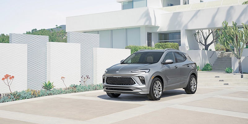 A gray 2024 Buick Encore GX.