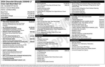 2026 Chevrolet Silverado 2500HD LT