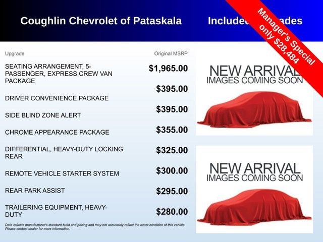 2023 Chevrolet Express Cargo Van Explorer