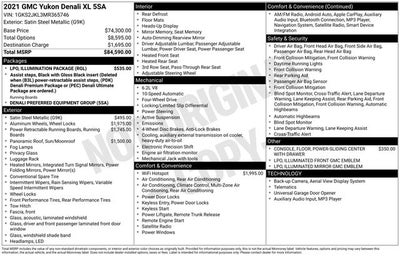 2021 GMC Yukon XL Denali