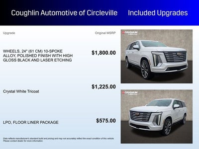 2025 Cadillac Escalade 4WD Premium Luxury Platinum