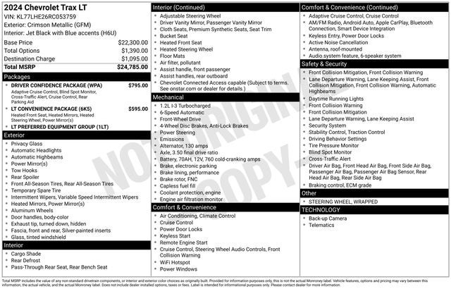2024 Chevrolet Trax LT