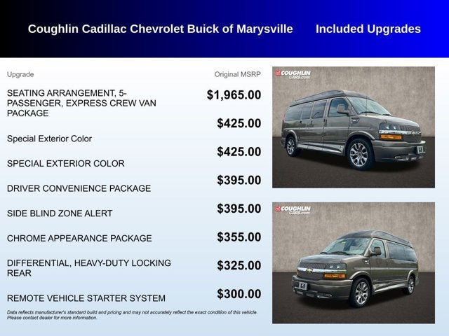 2023 Chevrolet Express Cargo Van Work Van