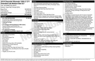 2018 Chevrolet Silverado 1500 LT LT2