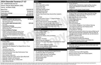 2024 Chevrolet Traverse LT