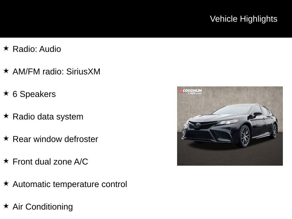 2023 Toyota Camry SE