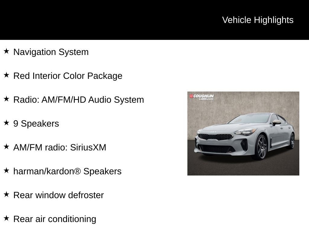 2022 Kia Stinger GT1