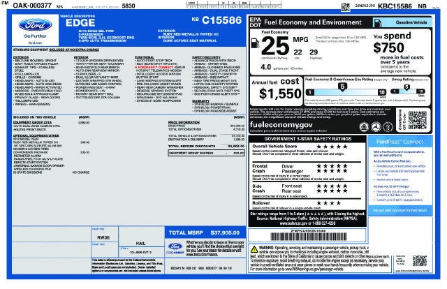 2019 Ford EDGE Base