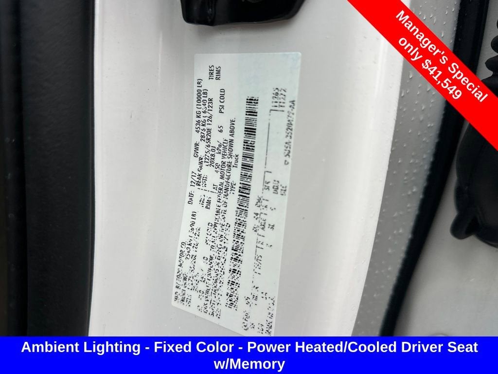 2018 Ford Super Duty F-250 SRW XL