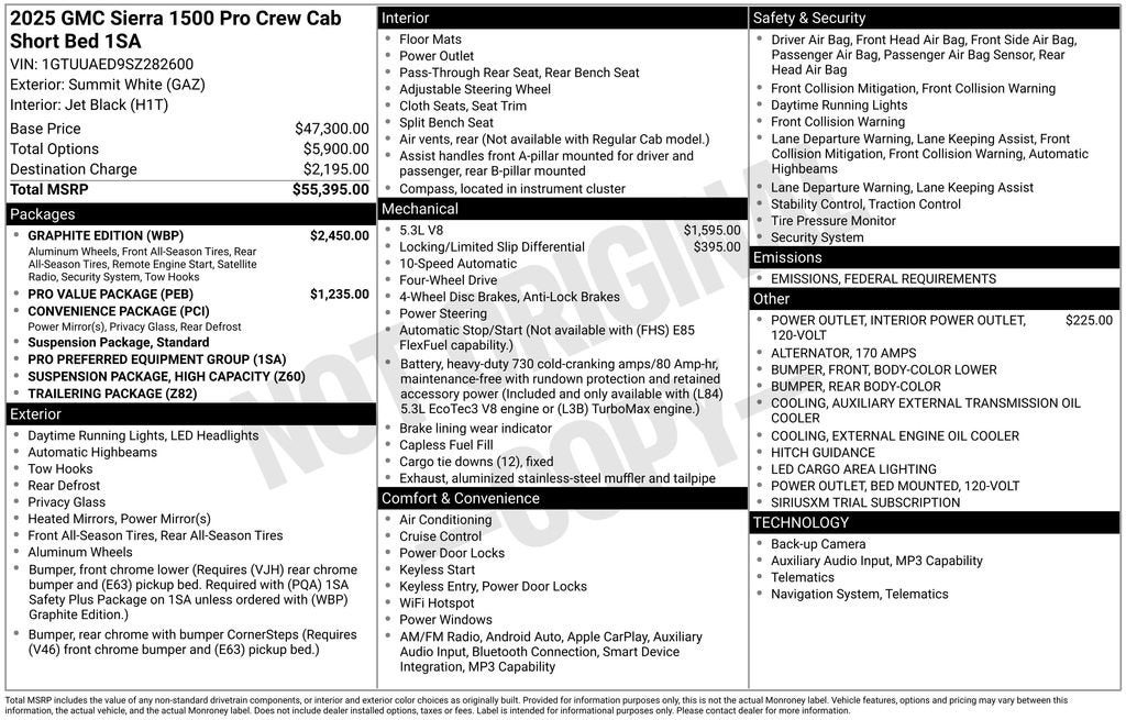2025 GMC Sierra 1500 Pro