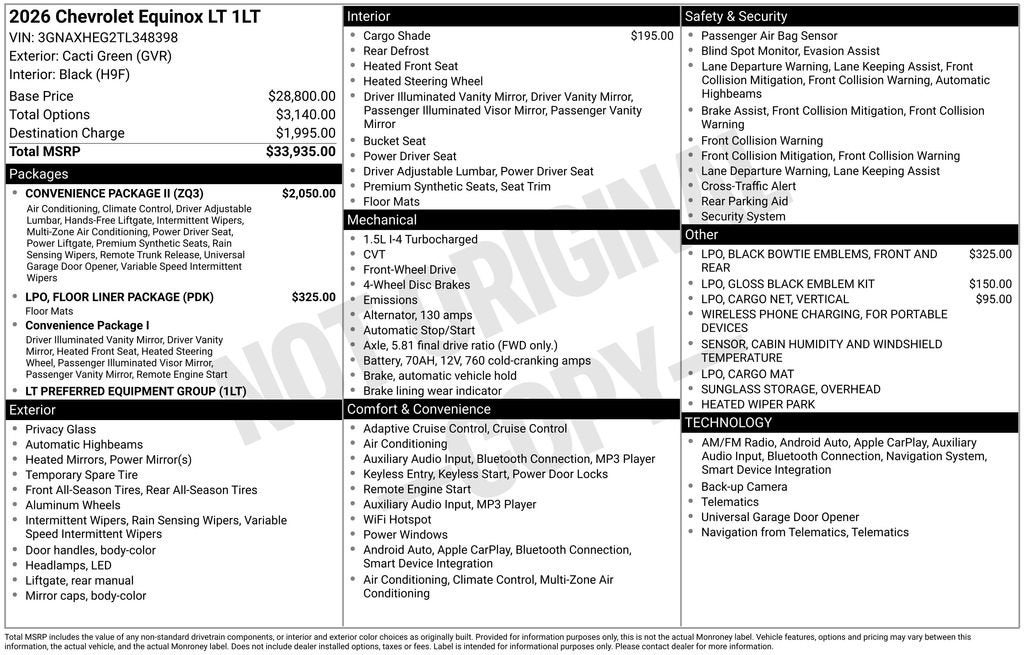 2026 Chevrolet Equinox LT