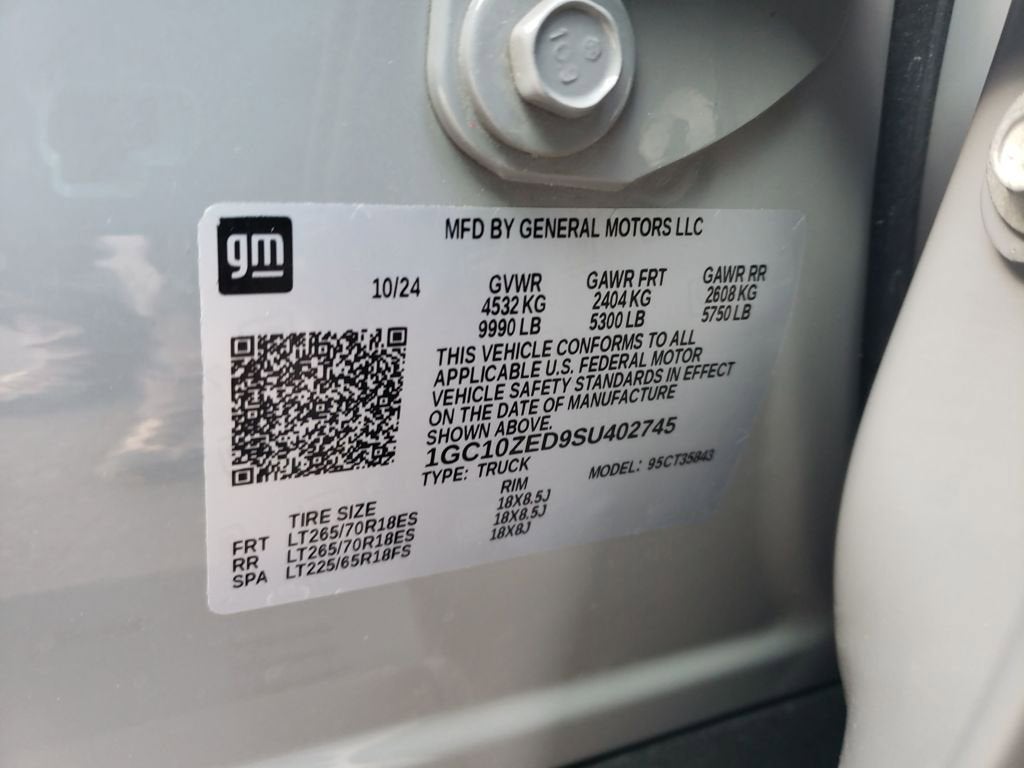 2025 Chevrolet Silverado EV LT - Extended Range