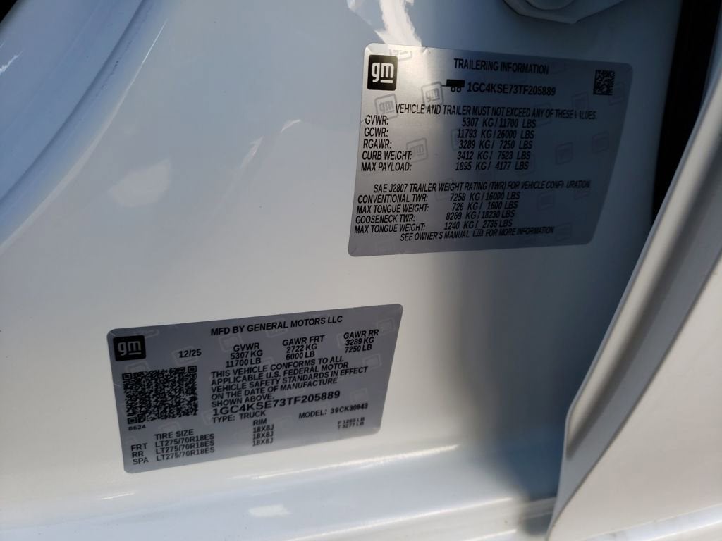 2026 Chevrolet Silverado 3500 HD WT