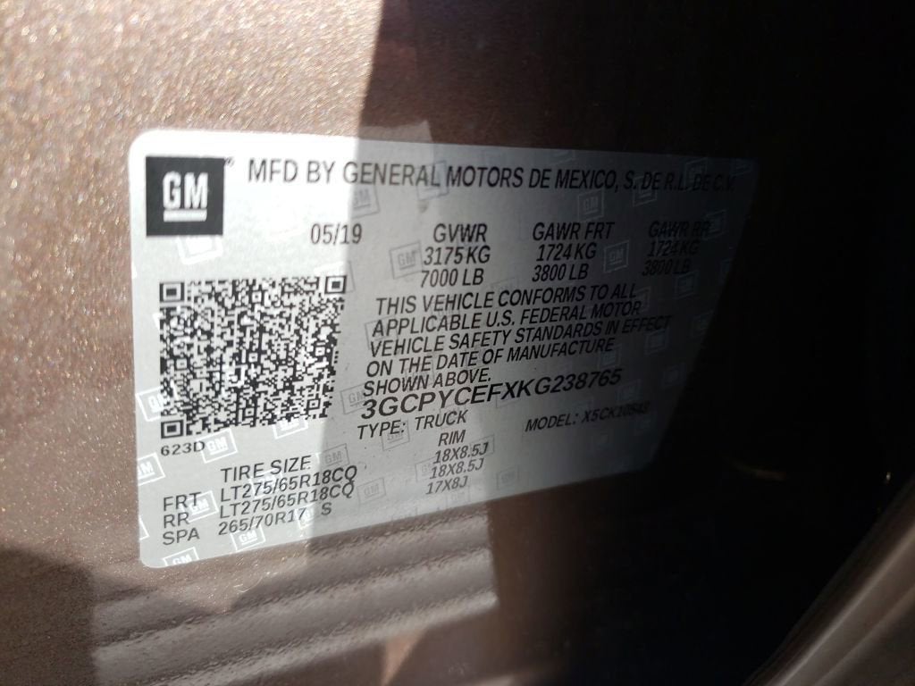 2019 Chevrolet Silverado 1500 Custom Trail Boss