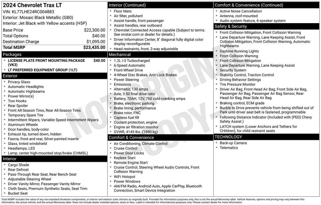 2024 Chevrolet Trax LT