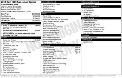 2013 RAM 1500 Tradesman