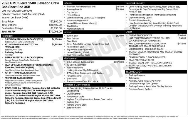 2023 GMC Sierra 1500 Elevation