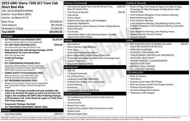 2023 GMC Sierra 1500 SLT