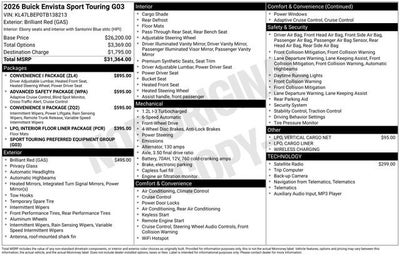 2026 Buick Envista Sport Touring
